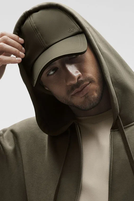 Casquette « Off-Duty » en satin - Olive Tree