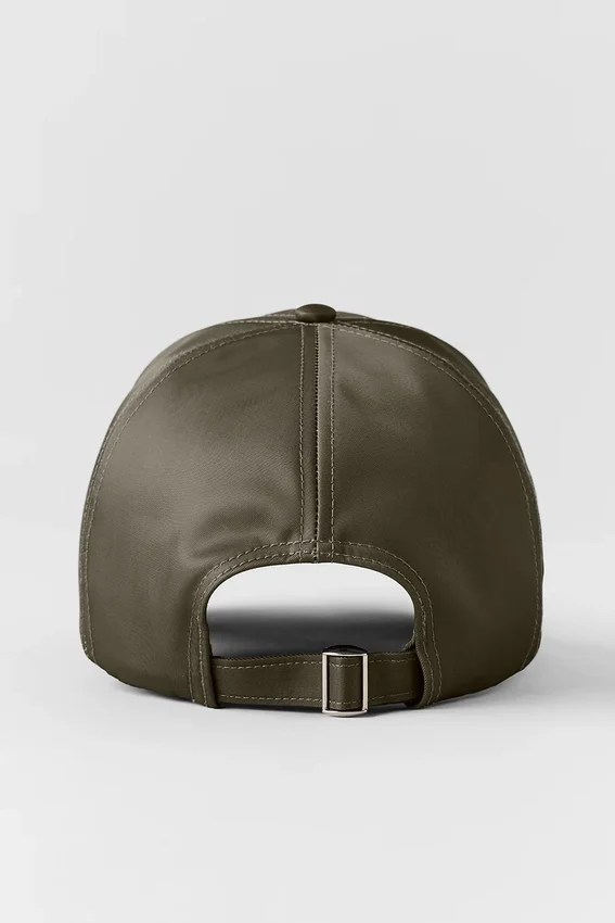 Casquette « Off-Duty » en satin - Olive Tree