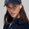Casquette « Off-Duty » en velours - Bleu marine