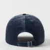 Casquette « Off-Duty » en velours - Bleu marine