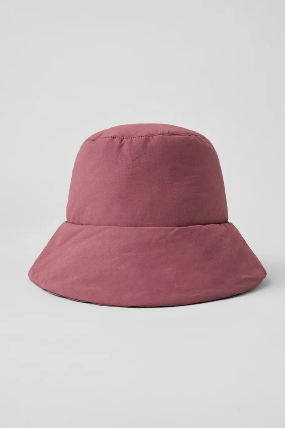 Chapeau bob matelassé Good Shade - Truffe bordeaux