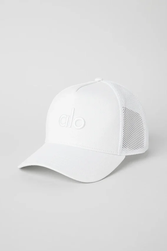 Chapeau District Trucker - Blanc/Blanc