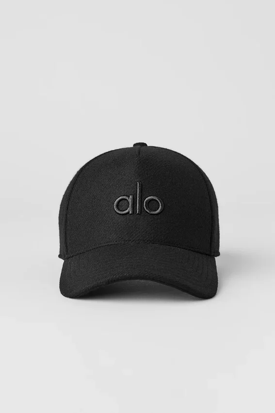 Chapeau Trucker District en mélange de laine - Noir