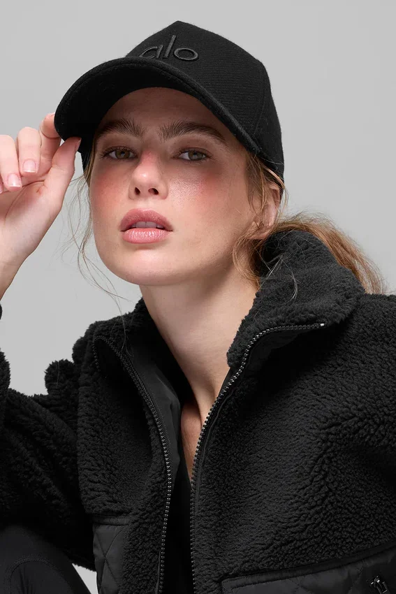 Chapeau Trucker District en mélange de laine - Noir