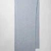 Écharpe oversize en laine mérinos - Gris chiné vaporeux