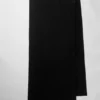 Écharpe oversize en laine mérinos - Noir