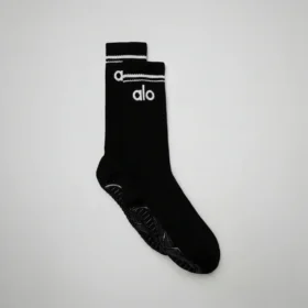 Chaussettes de barre « Throwback » pour femme - Noir/Blanc