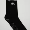 Chaussettes de barre « Throwback » pour femme - Noir/Blanc