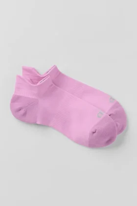 Chaussettes de sport unisexes à languette - Rose bonbon