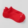 Chaussettes de sport unisexes à languette - Rouge vif