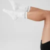 Chaussettes de sport unisexes mi-hautes - Blanc