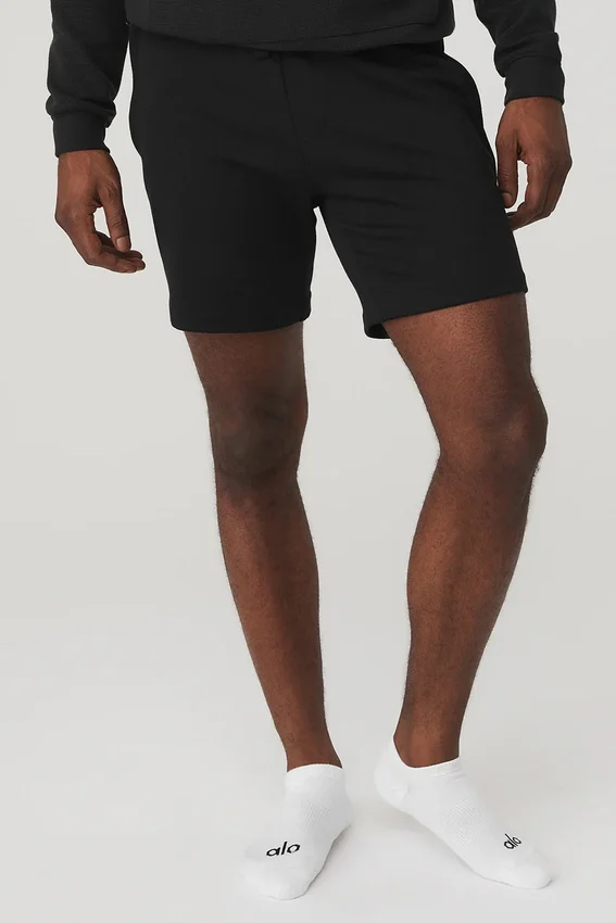 Chaussettes de ville unisexes - Blanc/Noir