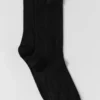 Chaussettes en maille de cachemire - Noir