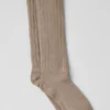 Chaussettes froncées unisexes - Gravel