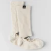 Chaussettes à lanières Siren Grip pour femme - Gris chiné