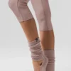 Chaussettes à lanières Siren Grip pour femme - Taupe
