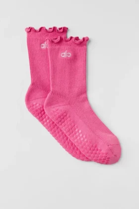 Chaussettes Lettuce Edge Grip - Rose paradisiaque