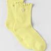 Chaussettes « Lettuce Edge » pour femme - Sunshine