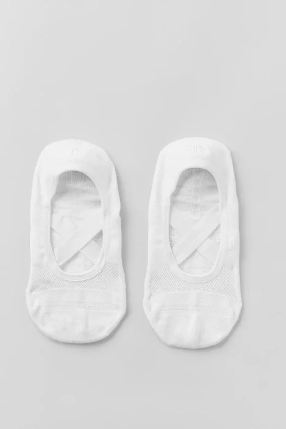 Chaussettes Pivot Barre pour femme - Blanc