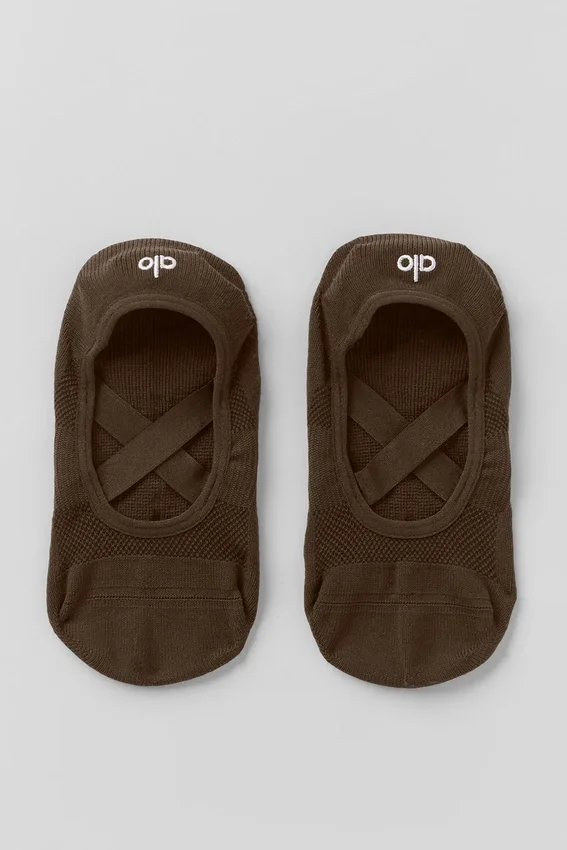 Chaussettes Pivot Barre pour femme - Espresso