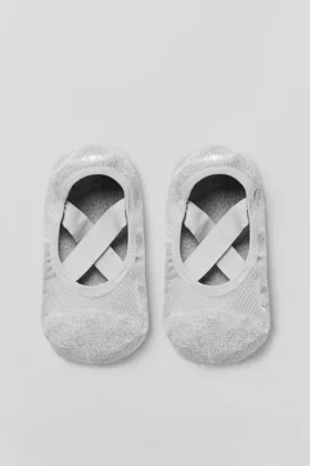 Chaussettes Pivot Barre pour femme - Gris chiné athlétique