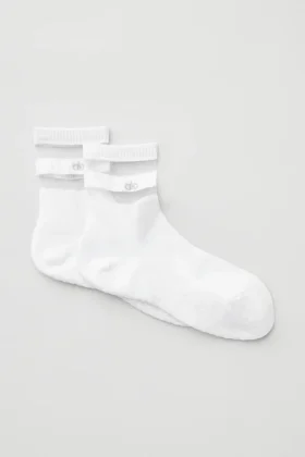 Chaussettes Pulse Grip pour femme - Blanc
