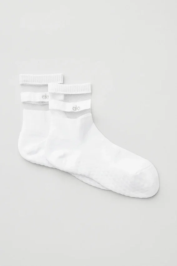 Chaussettes Pulse Grip pour femme - Blanc