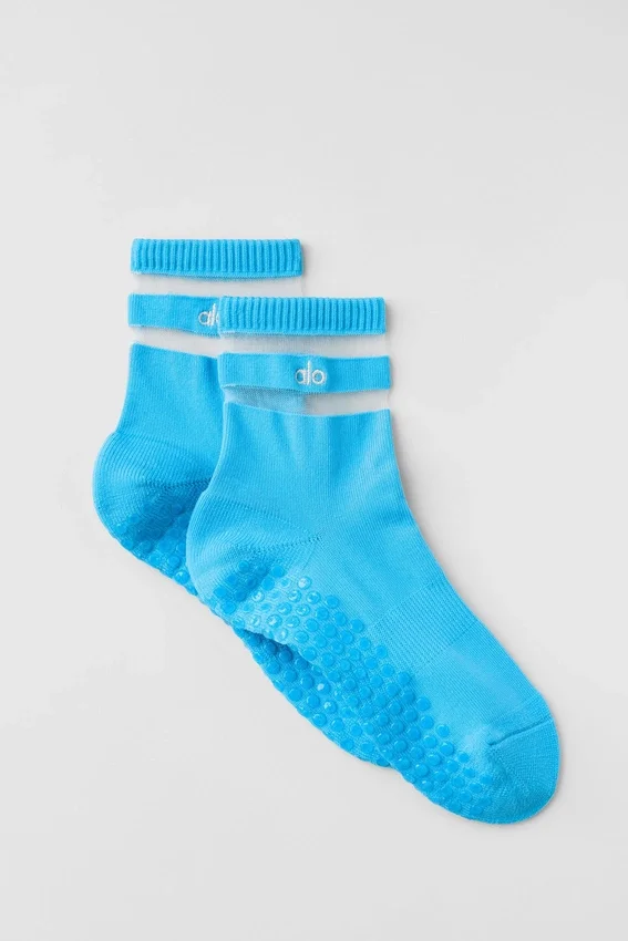 Chaussettes Pulse Grip pour femme - Bleu azur