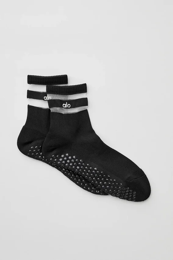 Chaussettes Pulse Grip pour femme - Noir