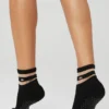 Chaussettes Pulse Grip pour femme - Noir