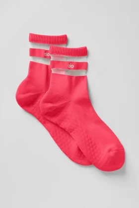 Chaussettes Pulse Grip pour femme - Rouge bonbon