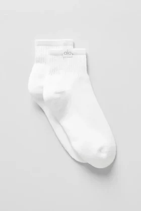 Chaussettes Quarter Crew Street - Blanc