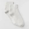 Chaussettes Quarter Crew Street - Blanc chiné