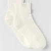Chaussettes Quarter Crew Street - Ivoire