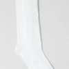 Chaussettes retroussées unisexes - Blanc
