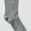 Chaussettes unisexes mi-hautes discrètes - Gris lunaire