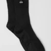 Chaussettes unisexes mi-hautes discrètes - Noir