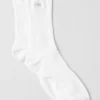 Chaussettes unisexes mi-mollet discrètes - Blanc
