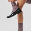 Chaussettes unisexes mi-mollet discrètes - Champignon
