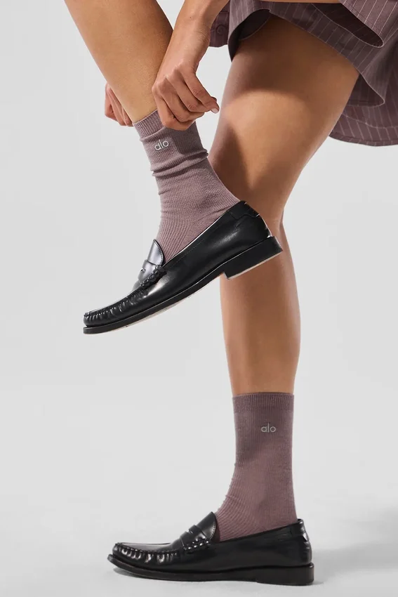 Chaussettes unisexes mi-mollet discrètes - Champignon