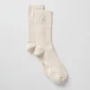 Chaussettes unisexes mi-mollet discrètes - Couleur os