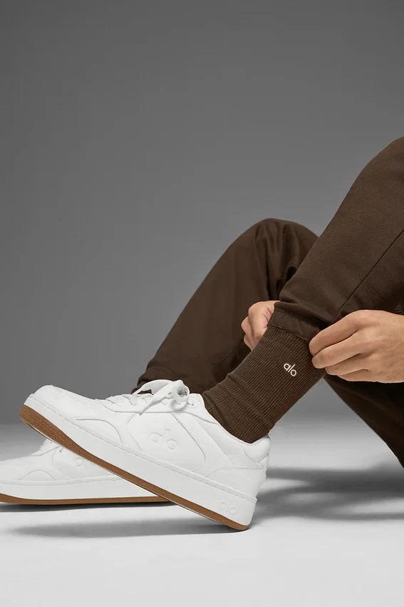 Chaussettes unisexes mi-mollet discrètes - Espresso