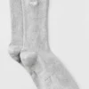 Chaussettes unisexes mi-mollet discrètes - Gris chiné athlétique