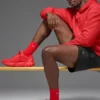 Chaussettes unisexes mi-mollet discrètes - Rouge vif