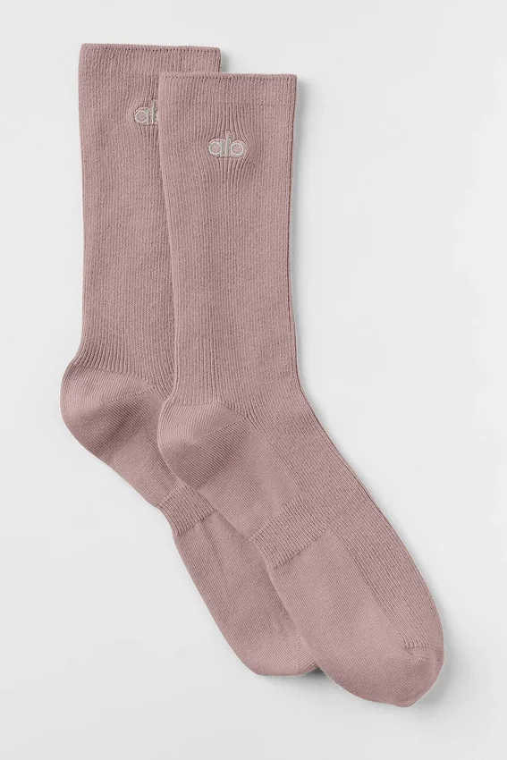 Chaussettes unisexes mi-mollet discrètes - Taupe