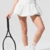 Chaussettes unisexes mi-mollet style rétro - Blanc/Rouge bonbon
