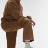Chaussettes unisexes mi-mollet « Throwback » - Blanc/Brun ensoleillé