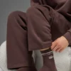 Chaussettes unisexes mi-mollet « Throwback » - Brownstone/Blanc