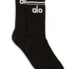 Chaussettes unisexes « Throwback » - Noir/Blanc
