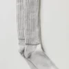 Chaussettes unisexes « Washed Scrunch » - Gris brumeux délavé